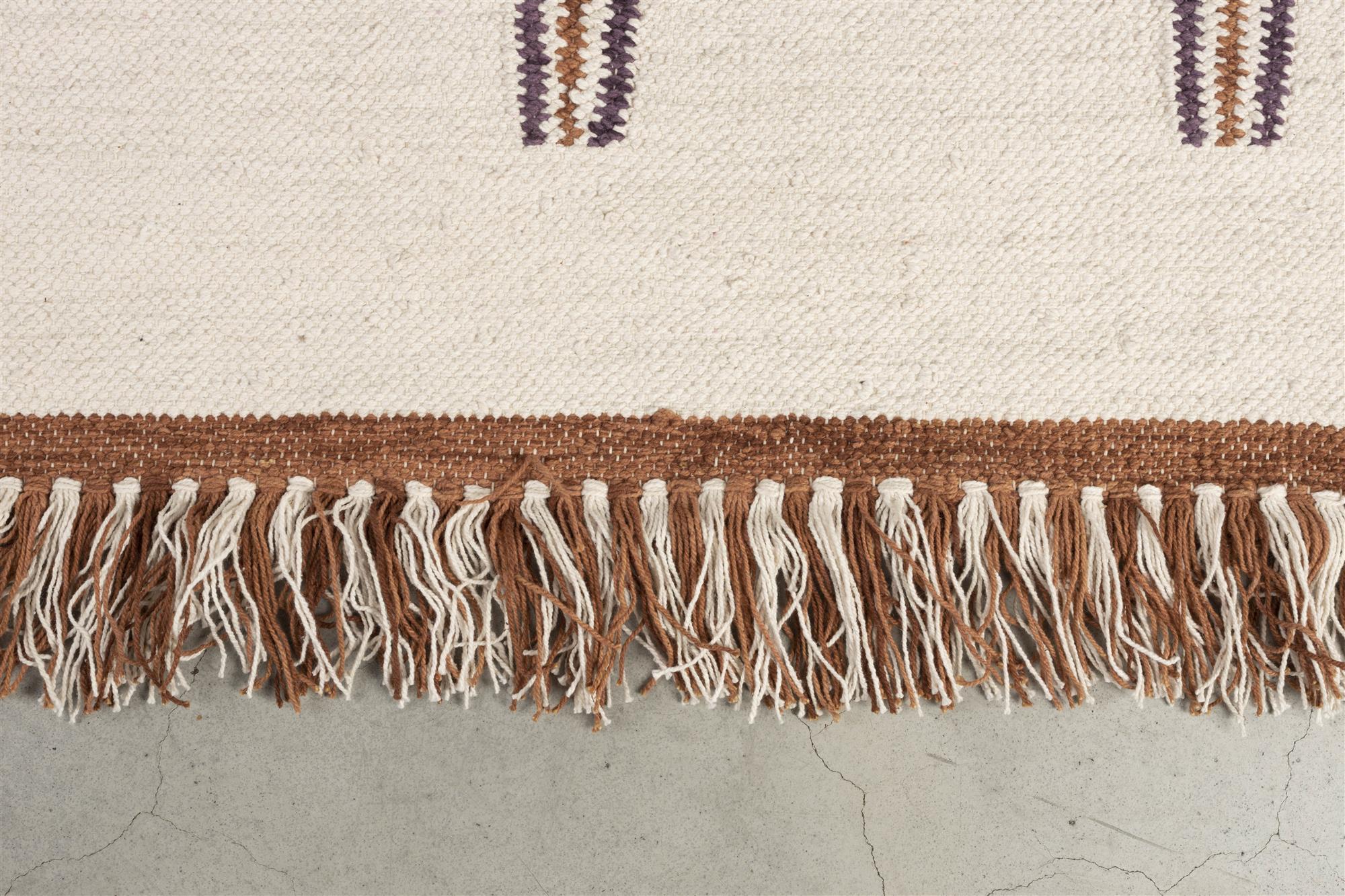 Dutchbone Gambit Beige/Terra Cotton Rug 160 x 230 cm