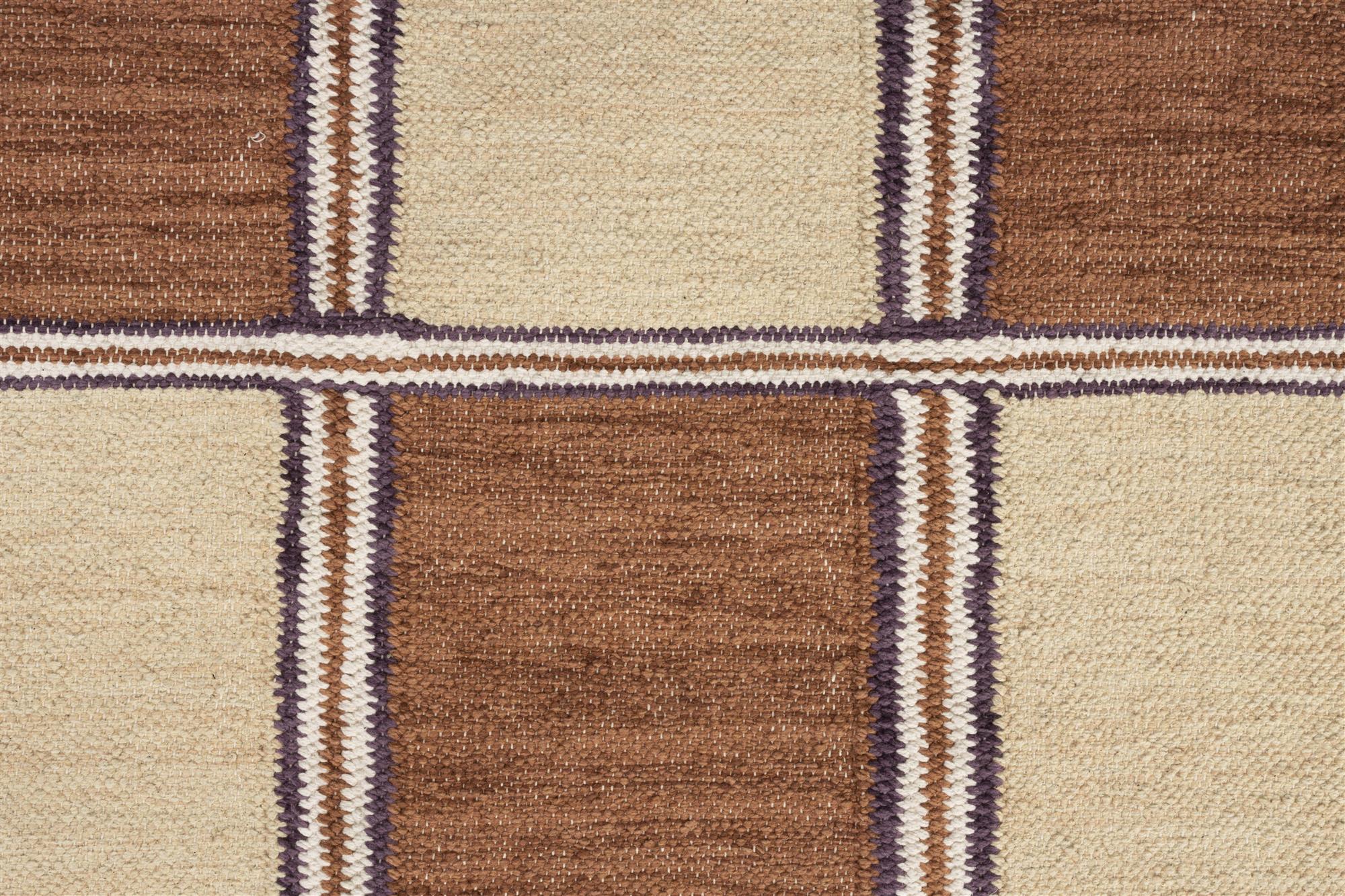 Dutchbone Gambit Beige/Terra Cotton Rug 160 x 230 cm