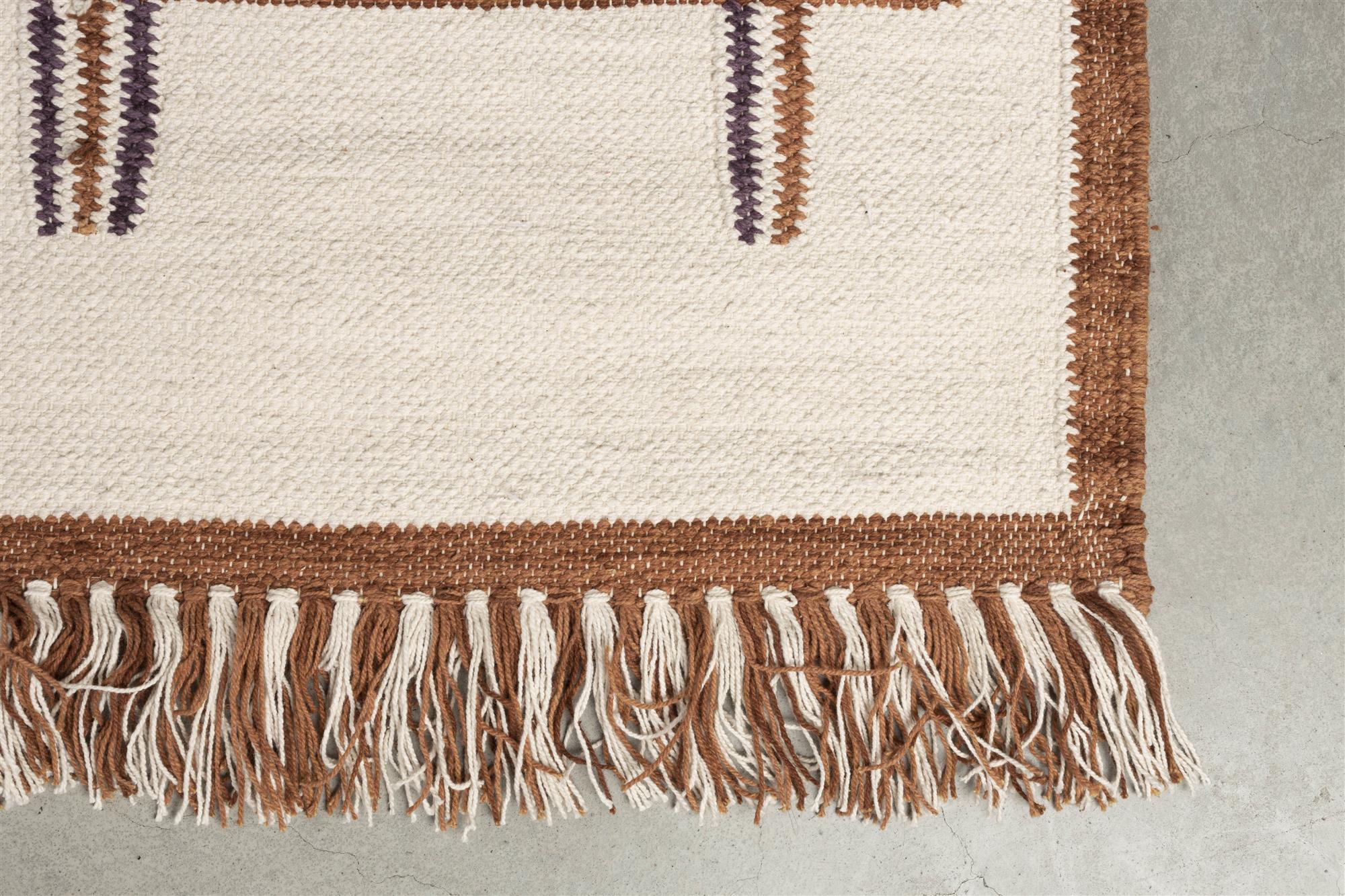 Dutchbone Gambit Beige/Terra Cotton Rug 160 x 230 cm