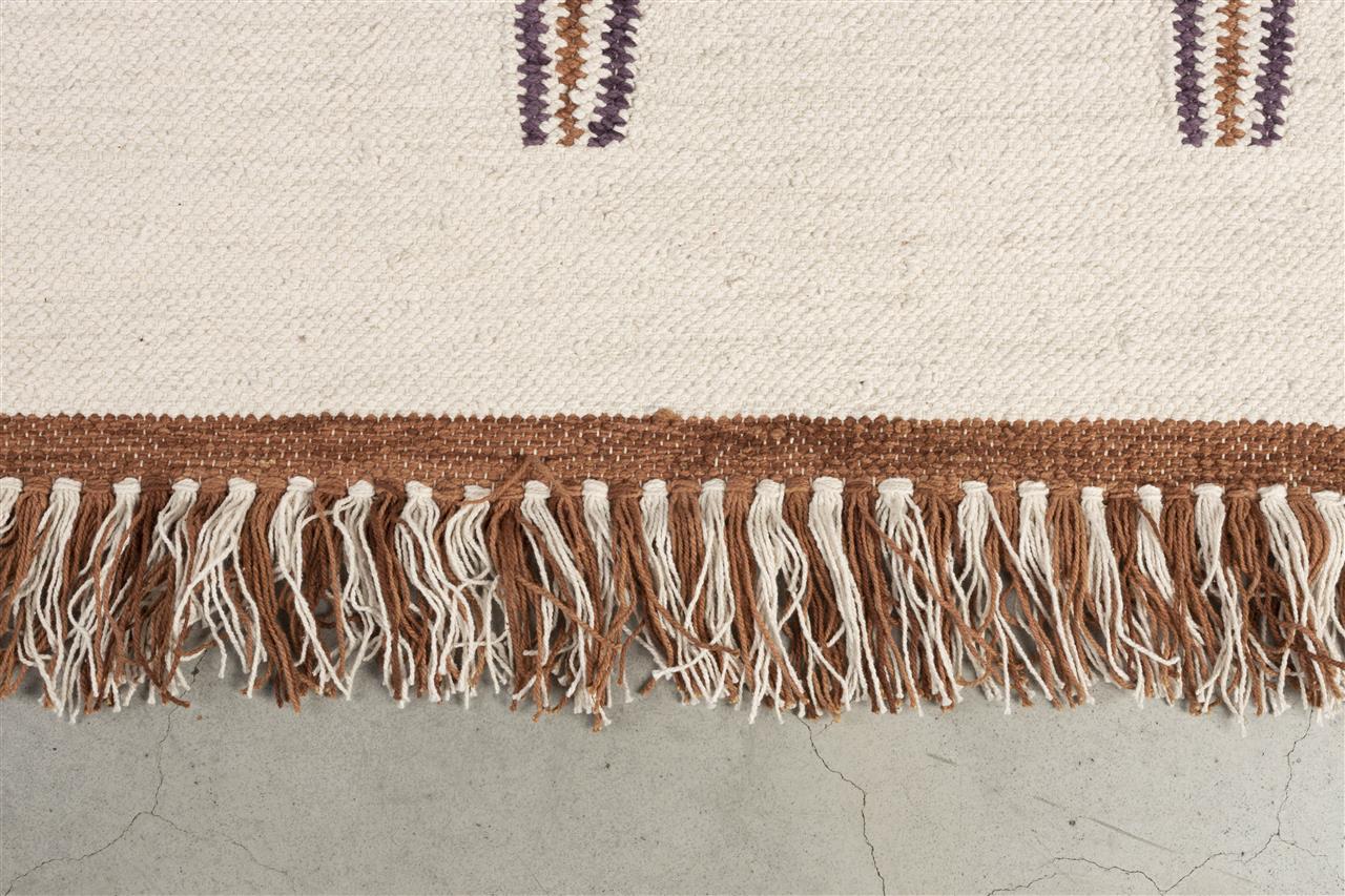 Dutchbone Gambit Beige/Terra Cotton Rug 200 x 300 cm