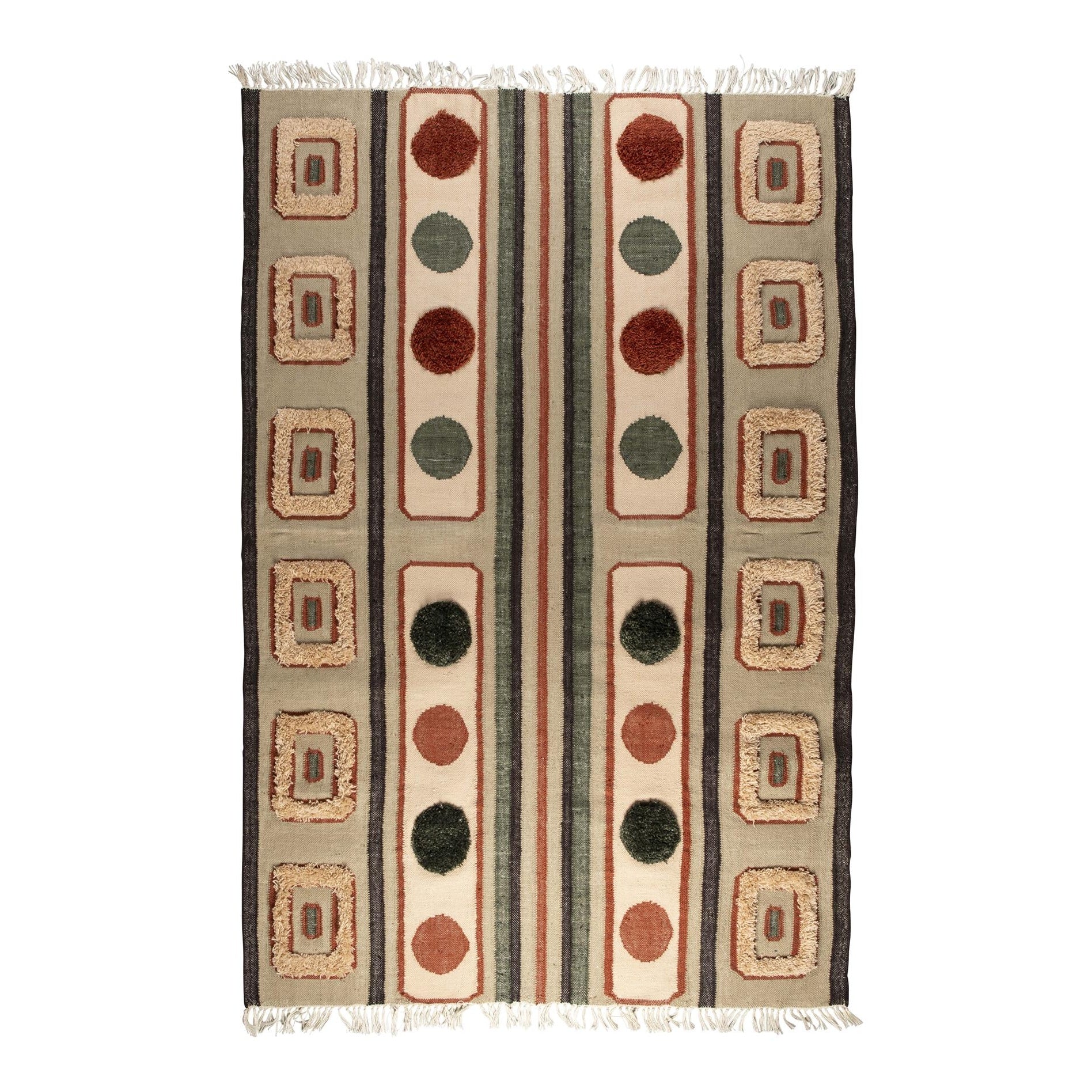 Dutchbone Haydon Grey Polyester Rug 200 x 300 cm
