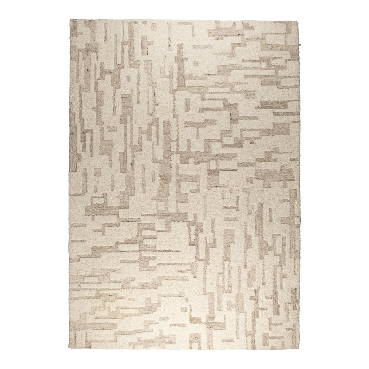 Zuiver Hills Beige Wool Rug 160 x 230 cm