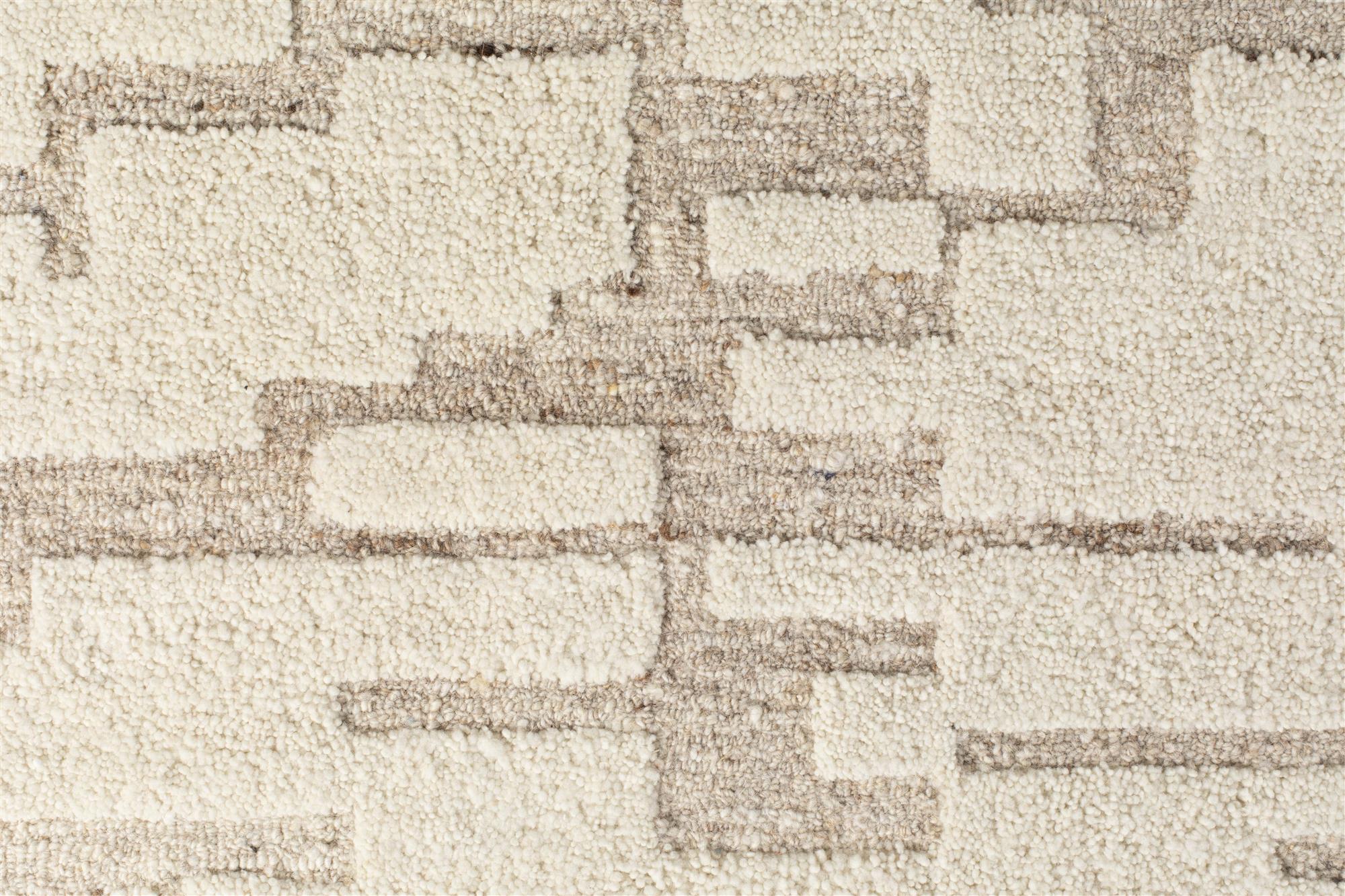 Zuiver Hills Beige Wool Rug 160 x 230 cm