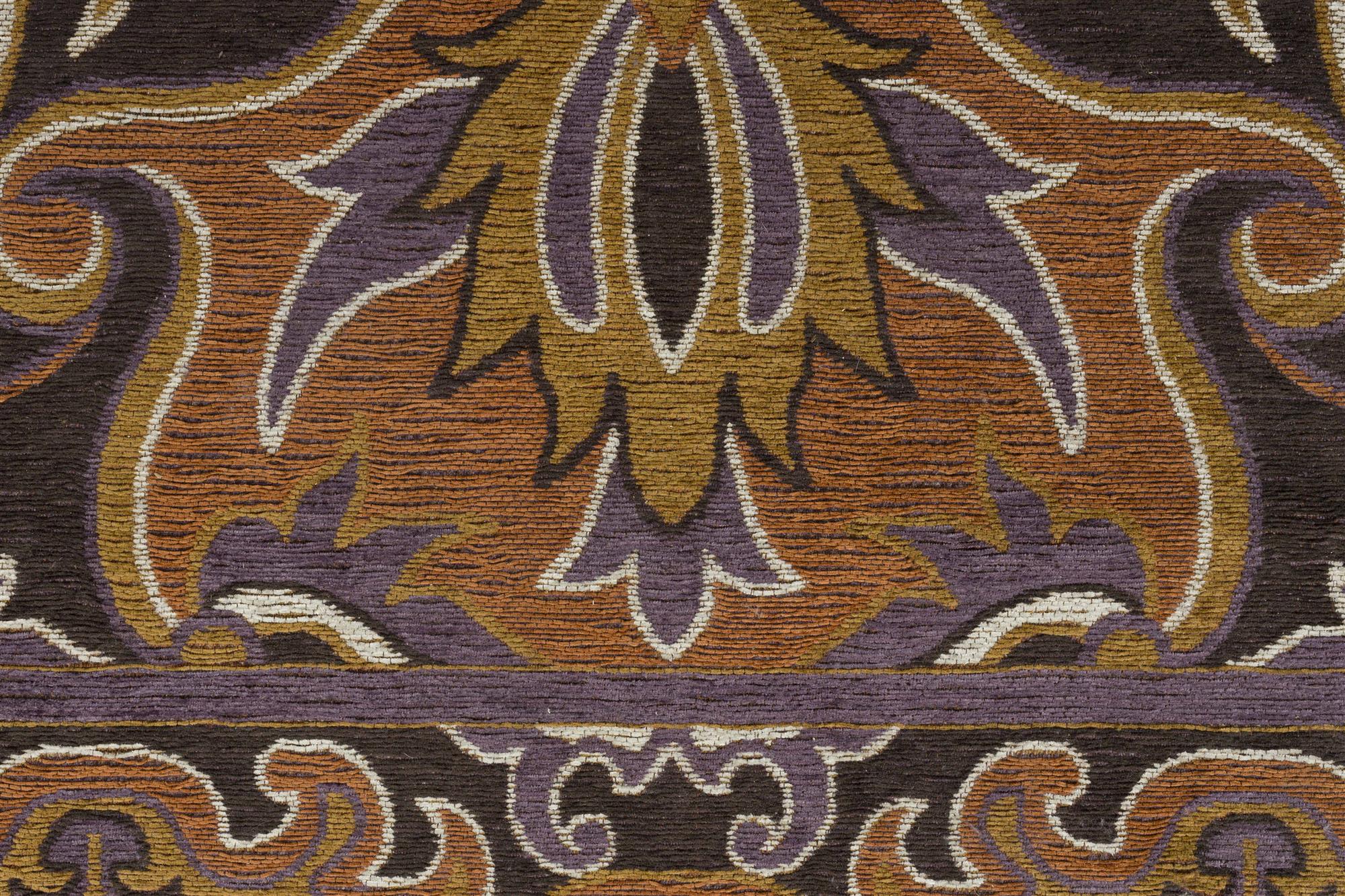 Dutchbone Bashmira Orange Polyester Rug 160 x 230 cm