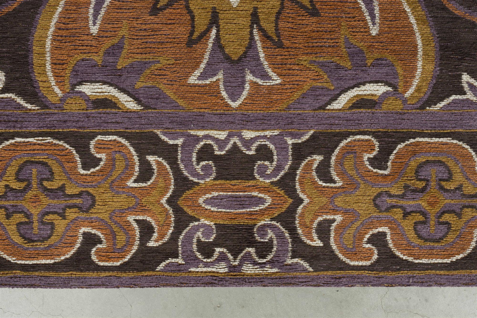 Dutchbone Bashmira Orange Polyester Rug 160 x 230 cm
