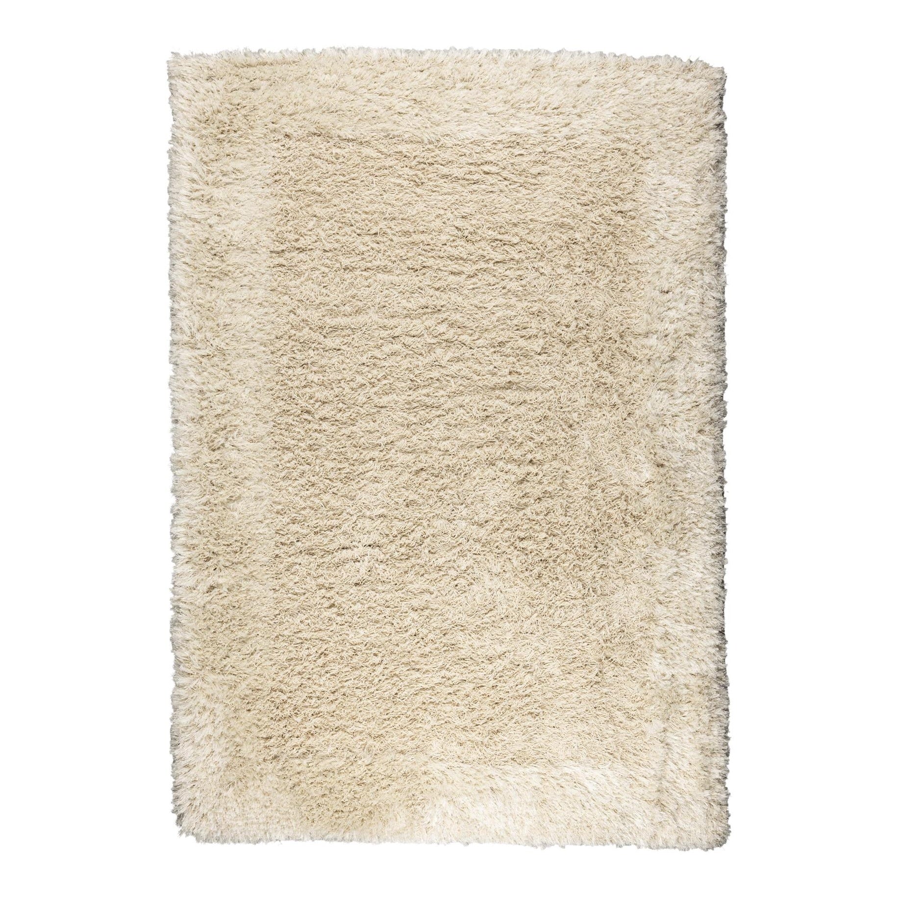 Zuiver Curly Beige Wool Rug 160 x 230 cm