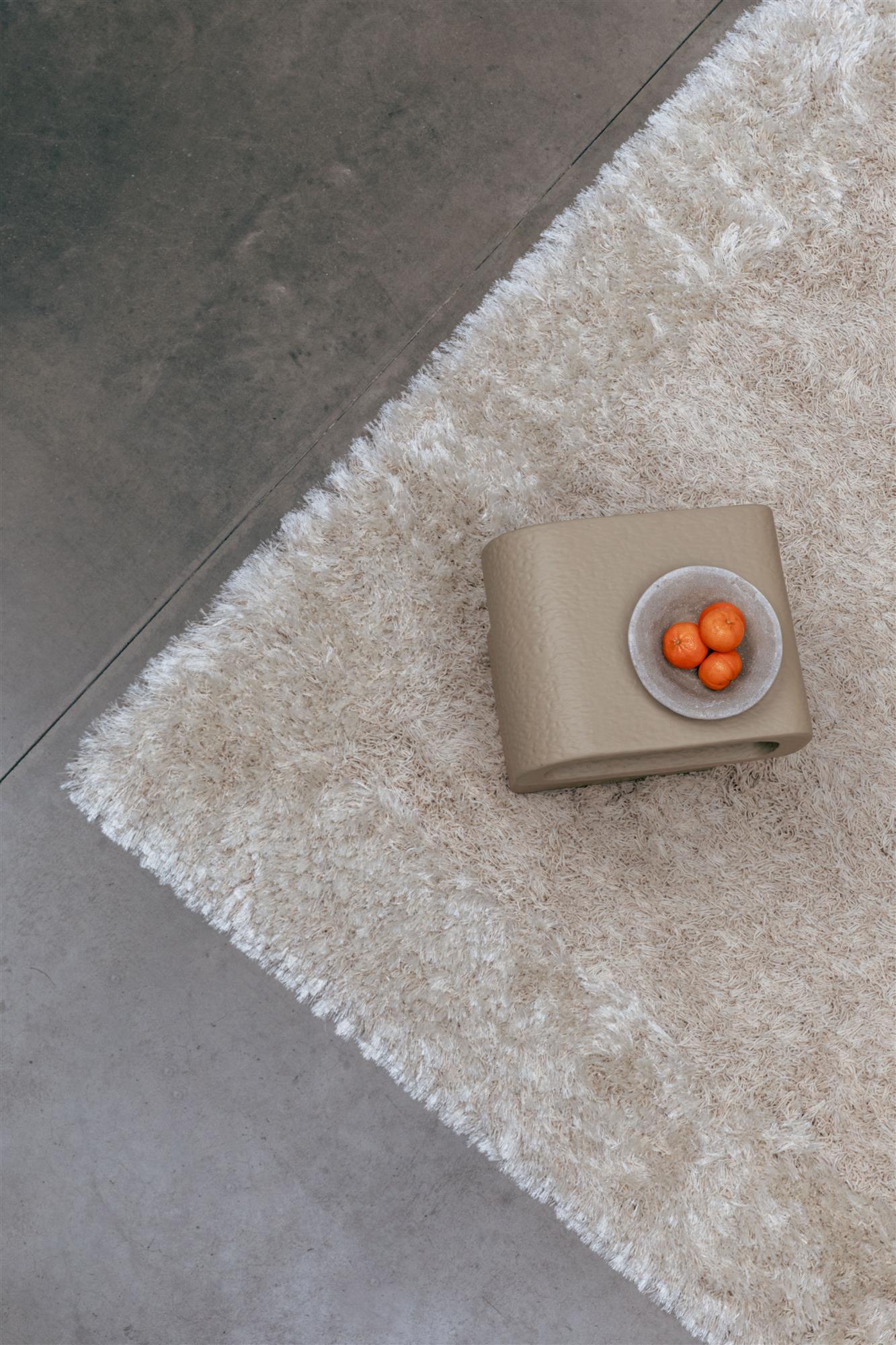 Zuiver Curly Beige Wool Rug 200 x 290 cm