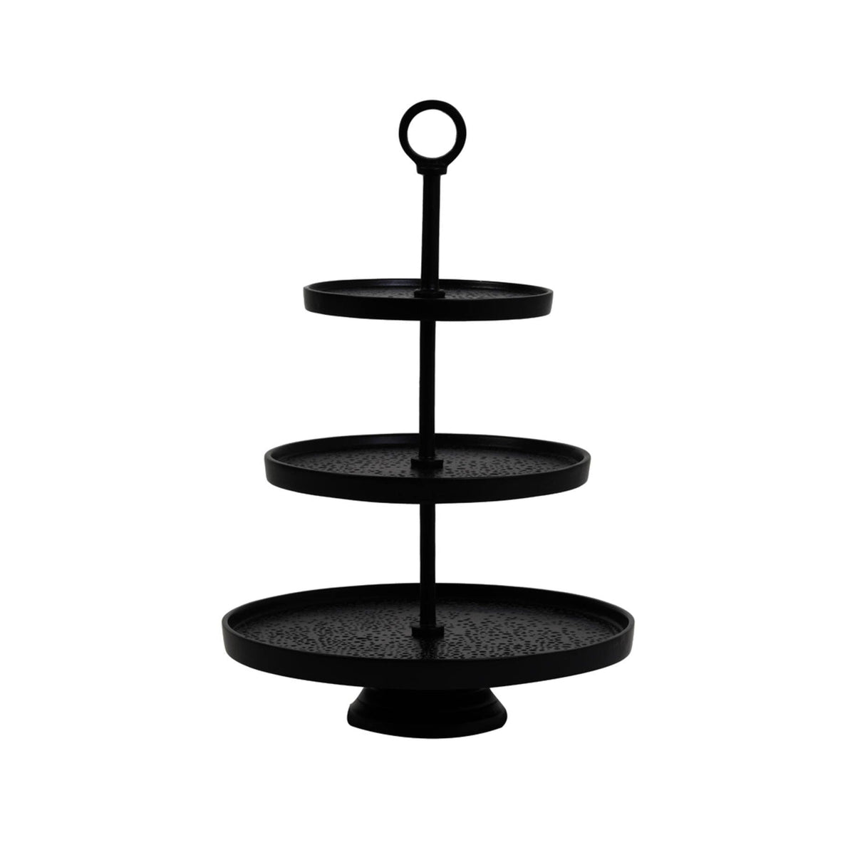 Lutek Black Metal 3 Tier Display Unit