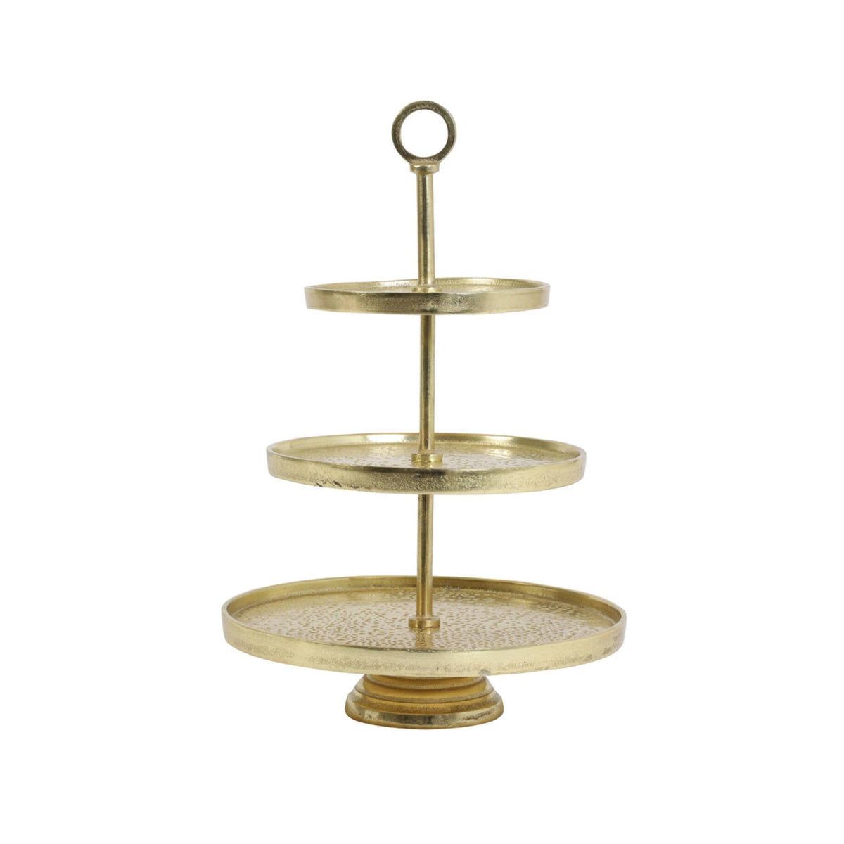 Lutek Gold Metal 3 Tier Display Unit