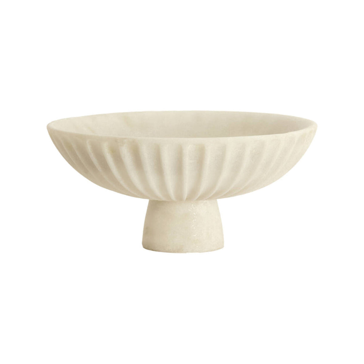 Shila Cream Decorative Bowl on Stand 38cm