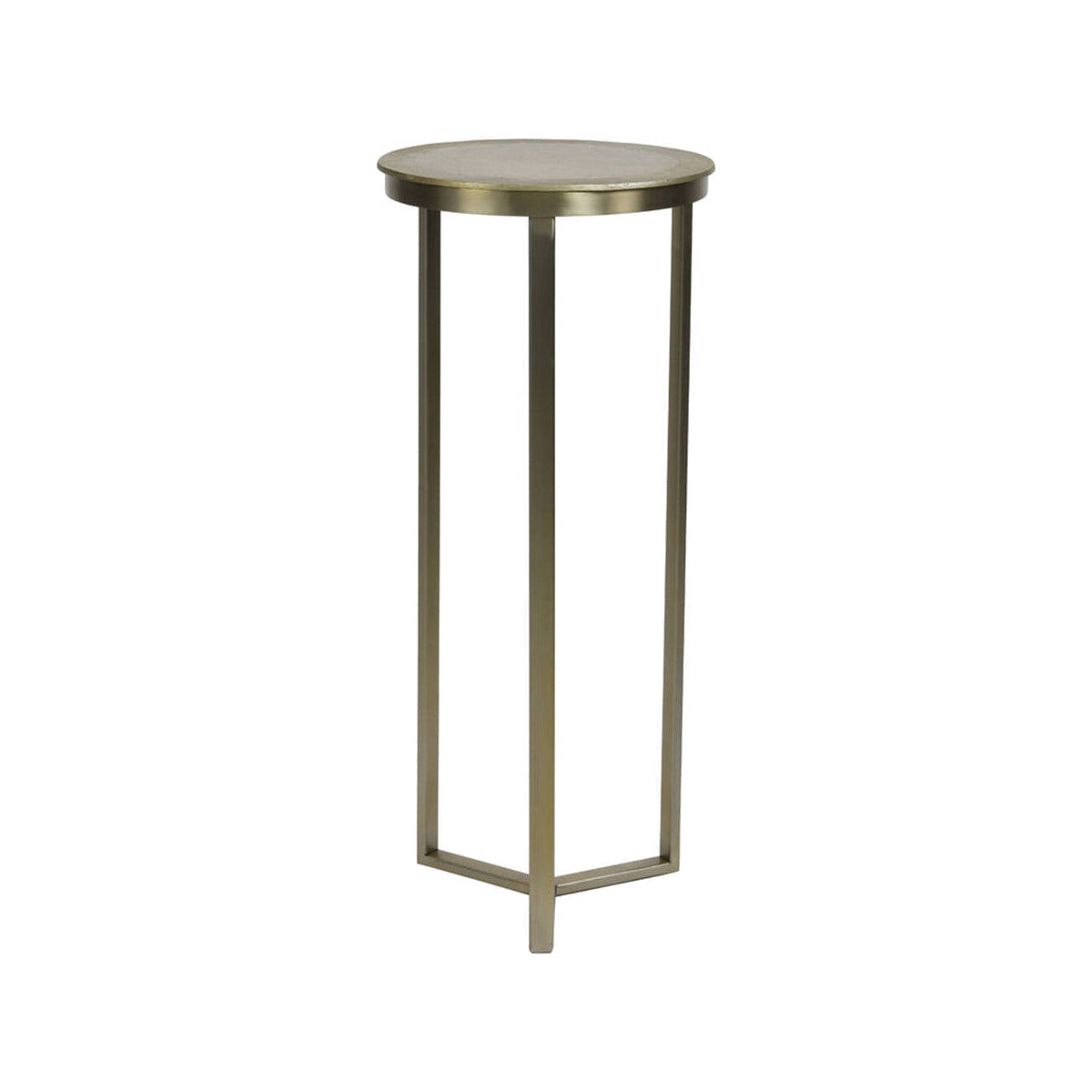Retiro Light Gold Metal Plinth 81cm