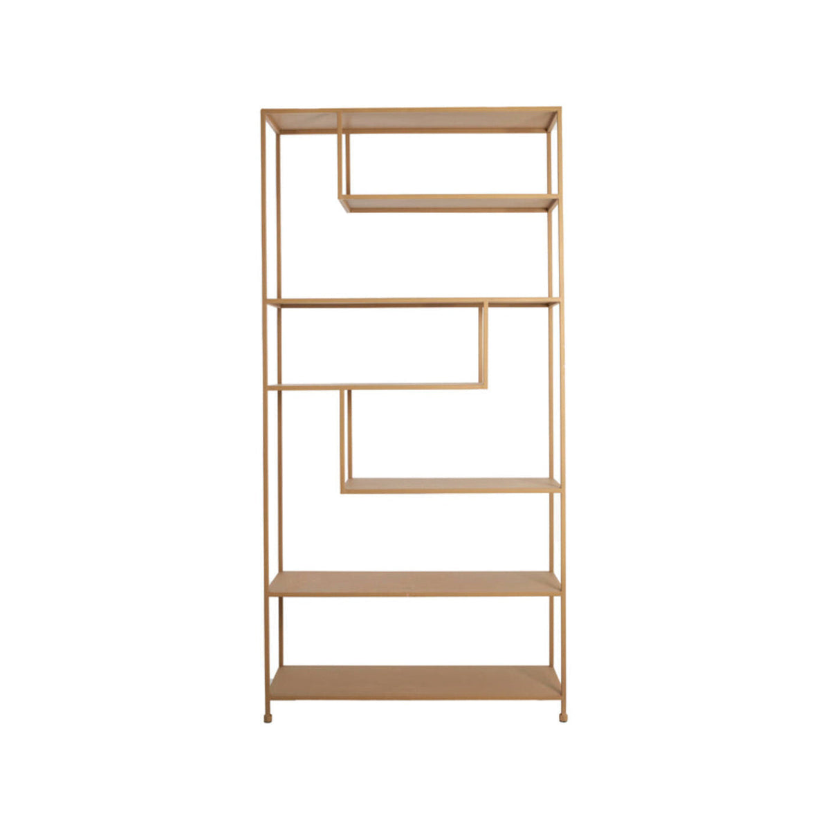 Ylaya Beige Metal Open Display Unit