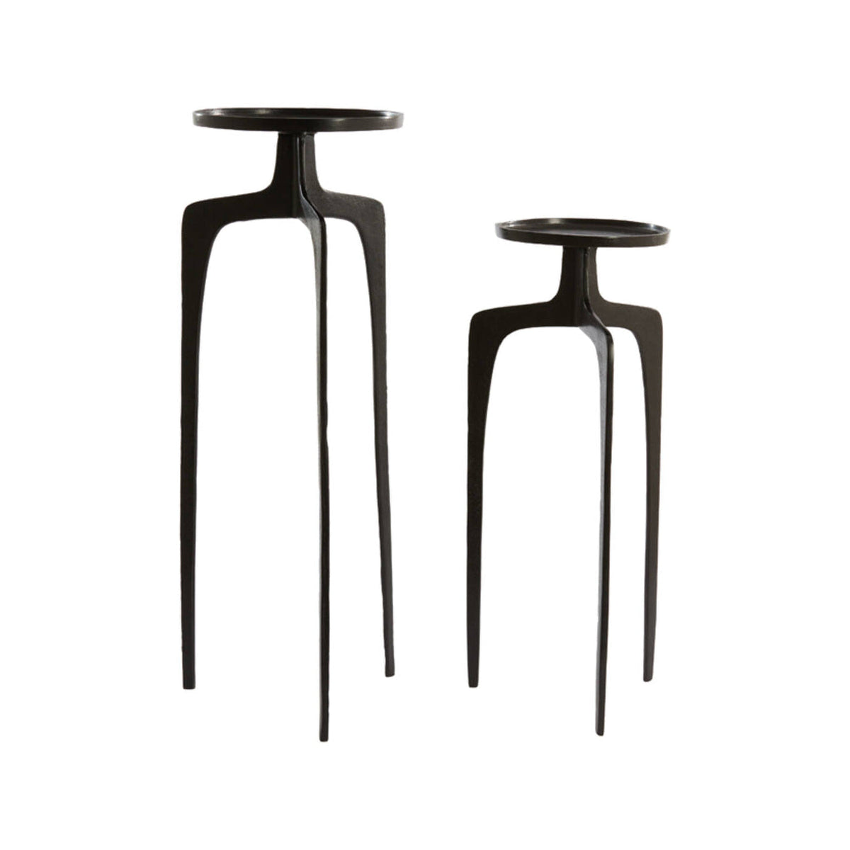 Pano Set of 2 Dark Bronze Plinths