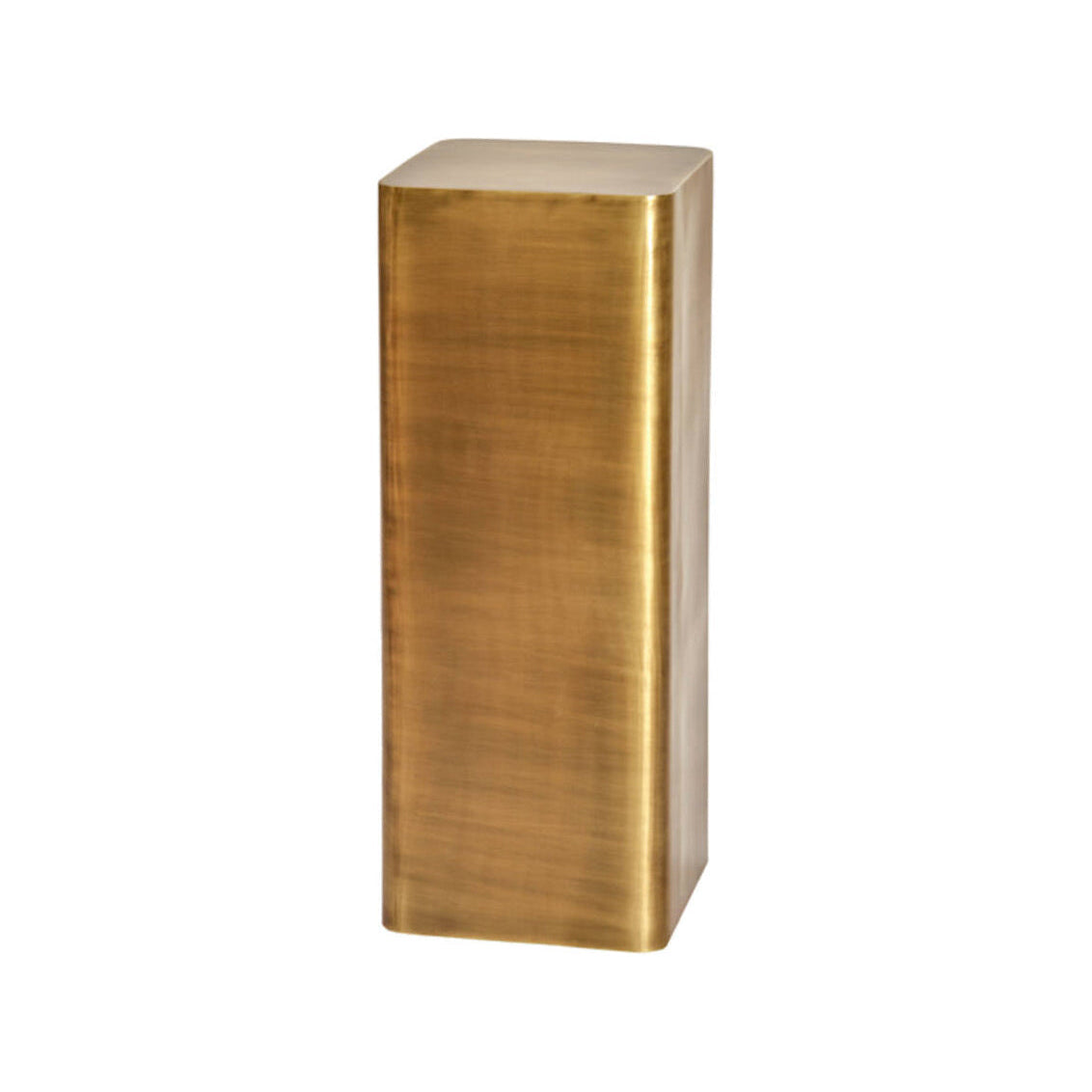 Alurio Antique Bronze Metal Plinth 80cm