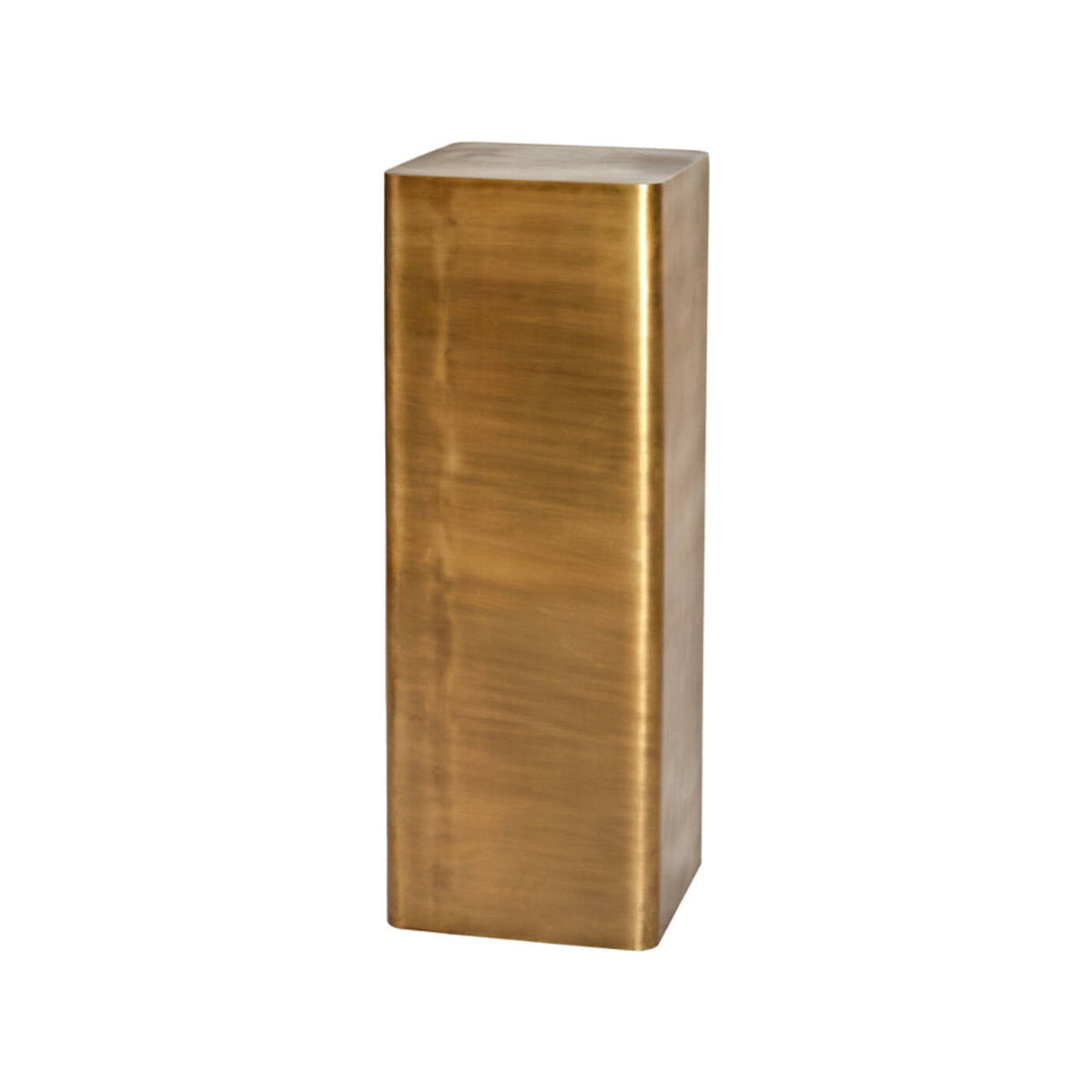 Alurio Antique Bronze Metal Plinth 100cm