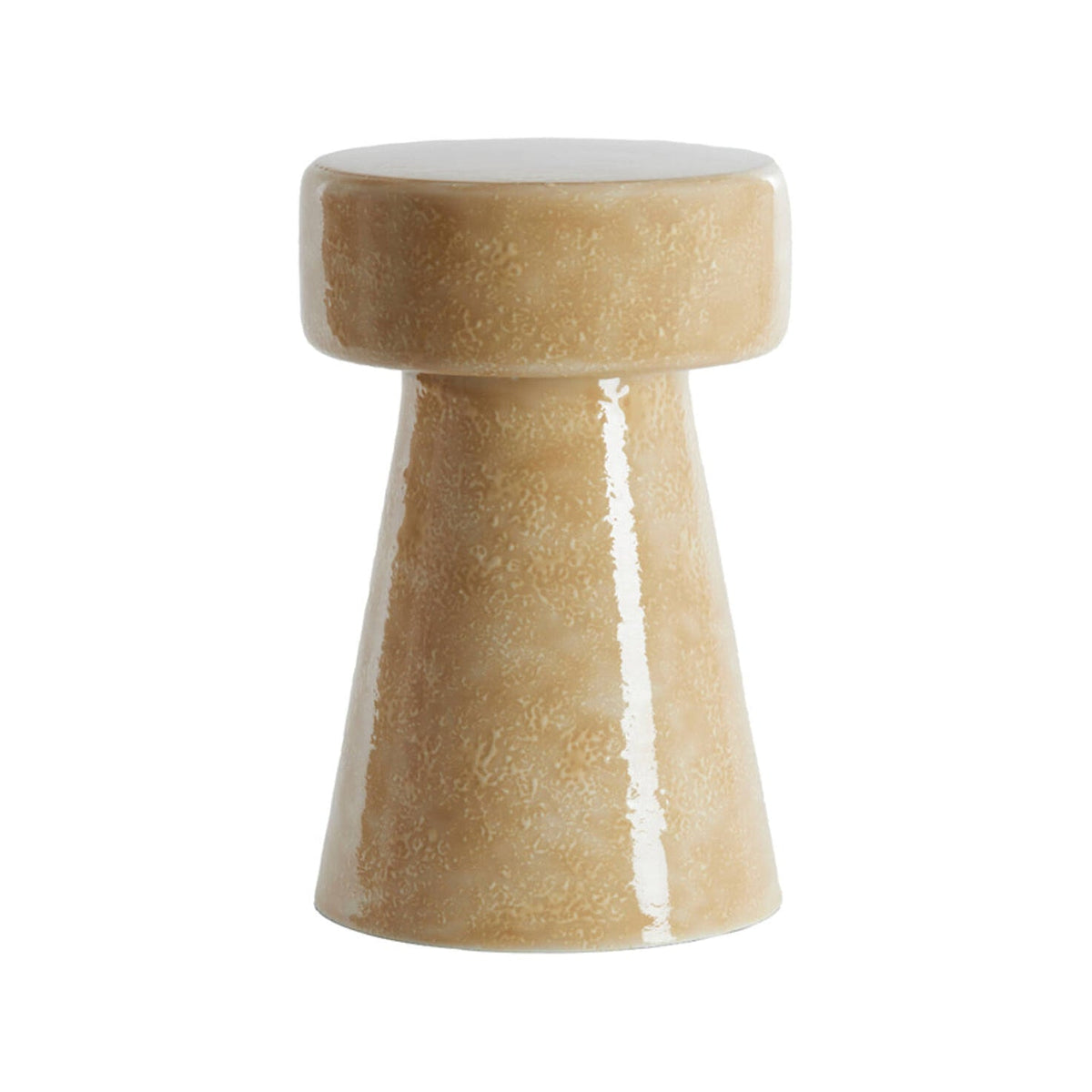 Dakwa Gloss Sand Metal Round Side Table 47cm