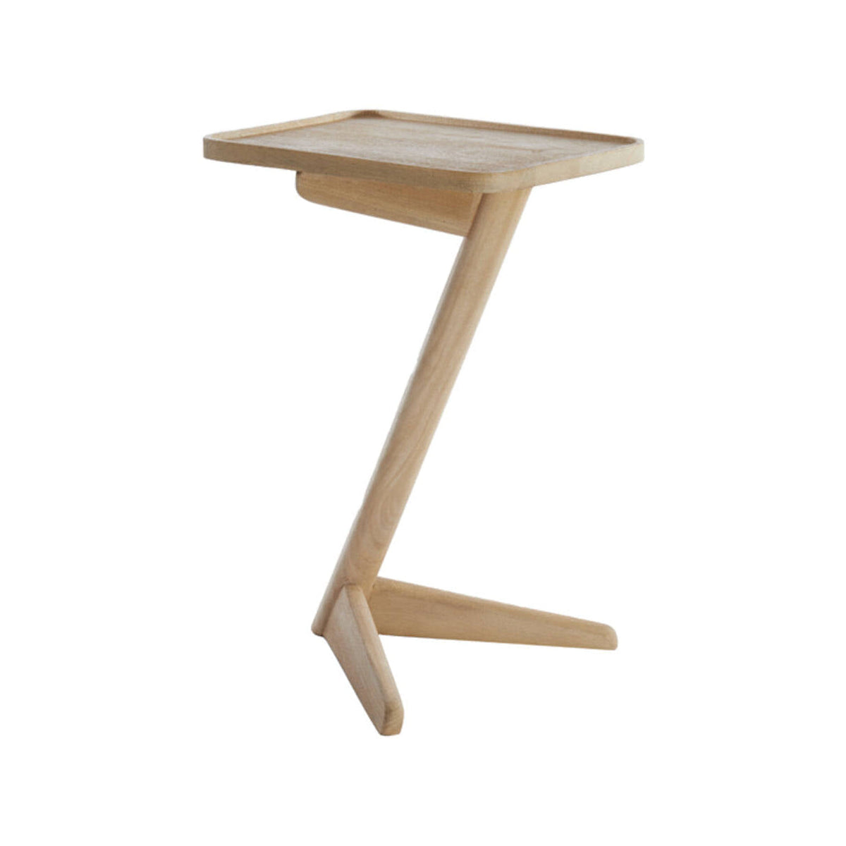 Qiano Natural Mango Wood Rectangular Side Table