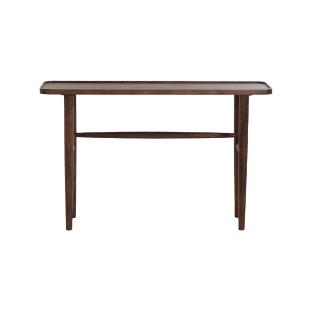 Qiano Brown Acacia Wood Console Table 75cm