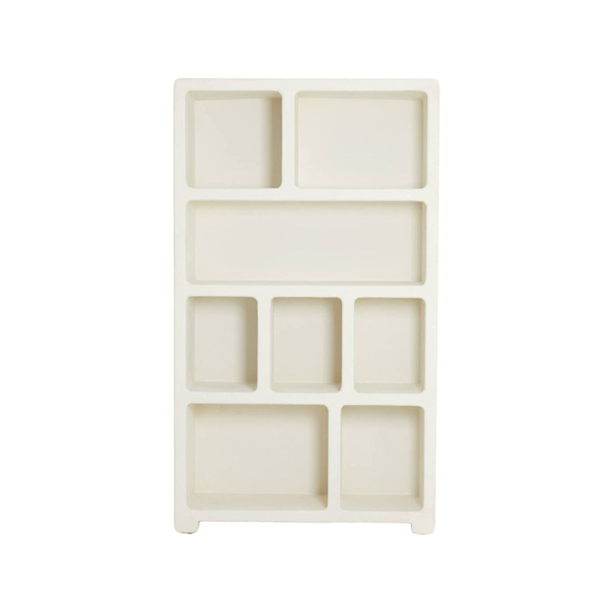 Nahua Cream Wood Tall Storage Cabinet