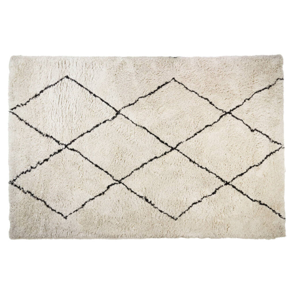 Xamuri Natural/Black Rectangular Rug 300x200cm