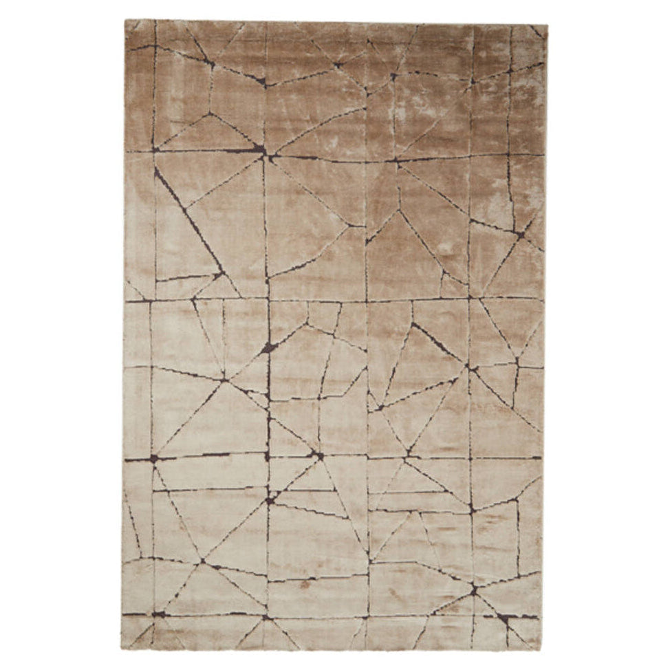 Dacula Tonal Brown Rectangular Rug 160x230cm