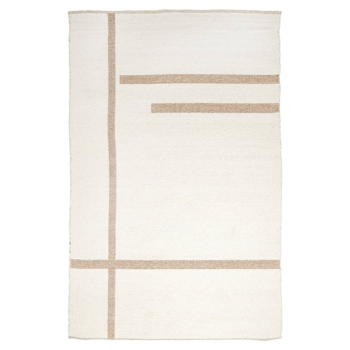 Bukit Cream Wool & Natural Jute Rectangular Rug 300x200cm