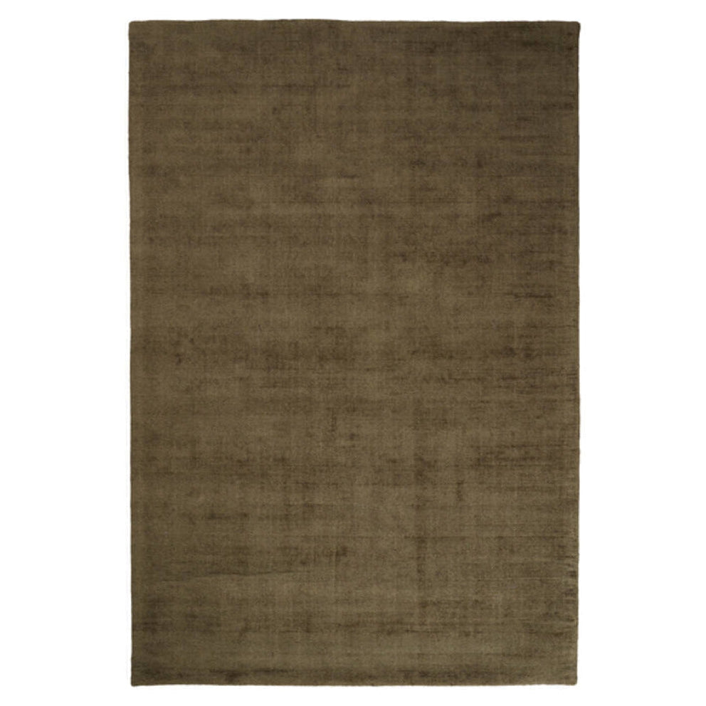 Tebet Olive Green Rectangular Rug 230x160cm