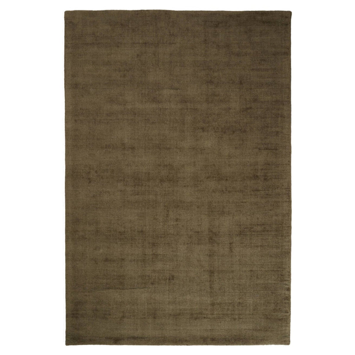 Tebet Olive Green Rectangular Rug 300x200cm
