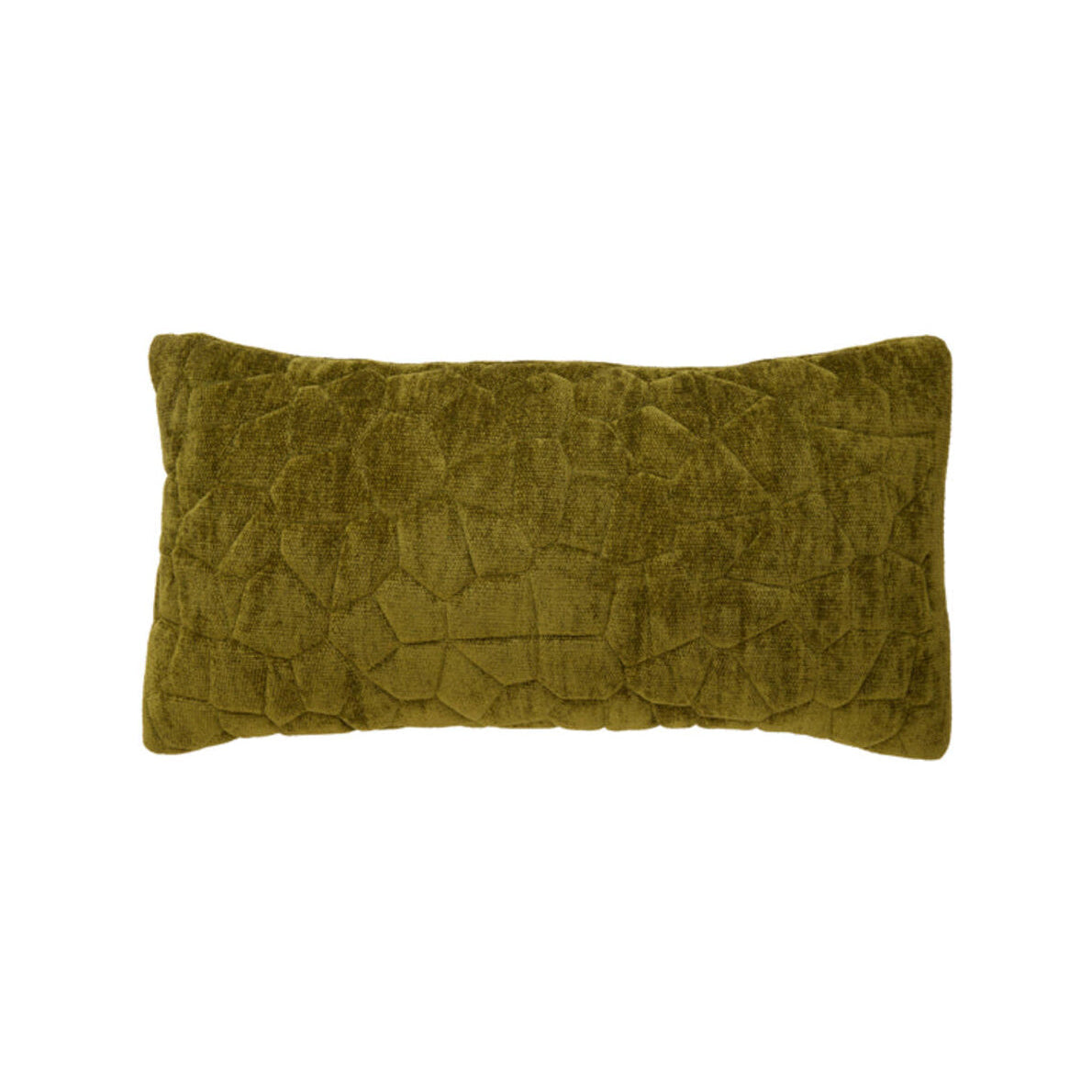 Kaluri Olive Green Textured Rectangular Cushion 60x30cm