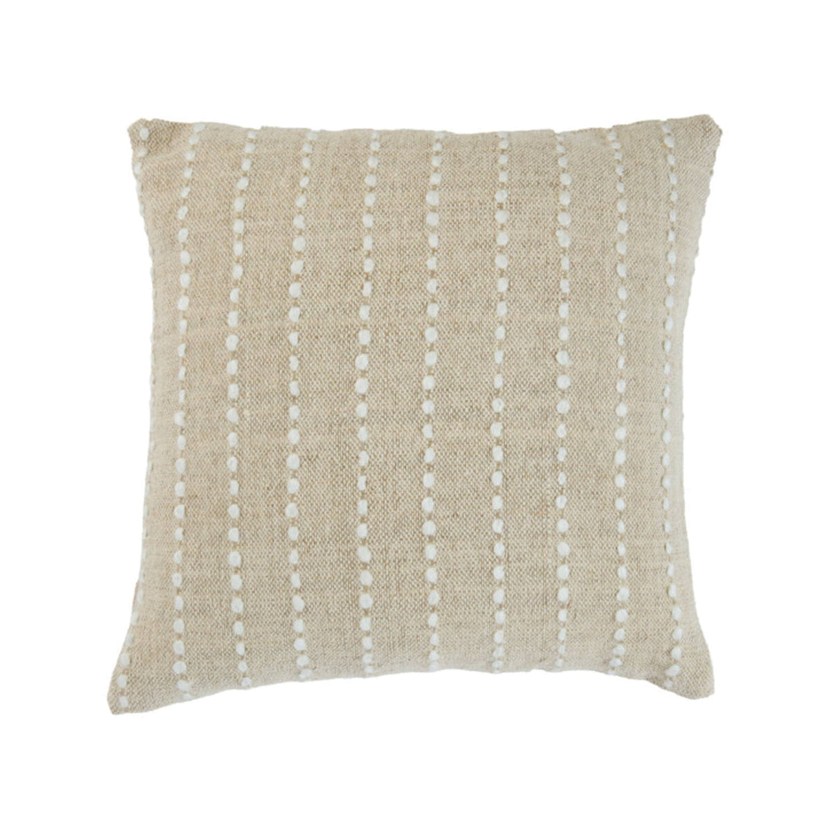 Linka Beige & Cream Striped Square Cushion 45x45cm