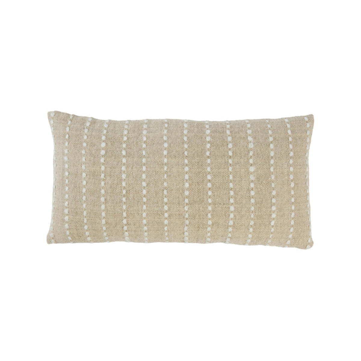 Linka Beige & Cream Striped Rectangular Cushion 60x30cm