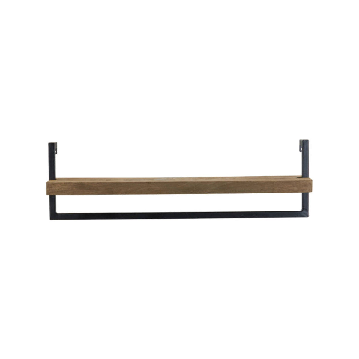 Maddison Dark Brown Wood Wall Shelf 80cm