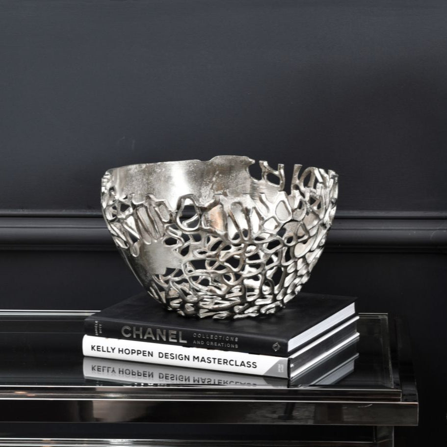 Apo Aluminium Silver Coral Bowl