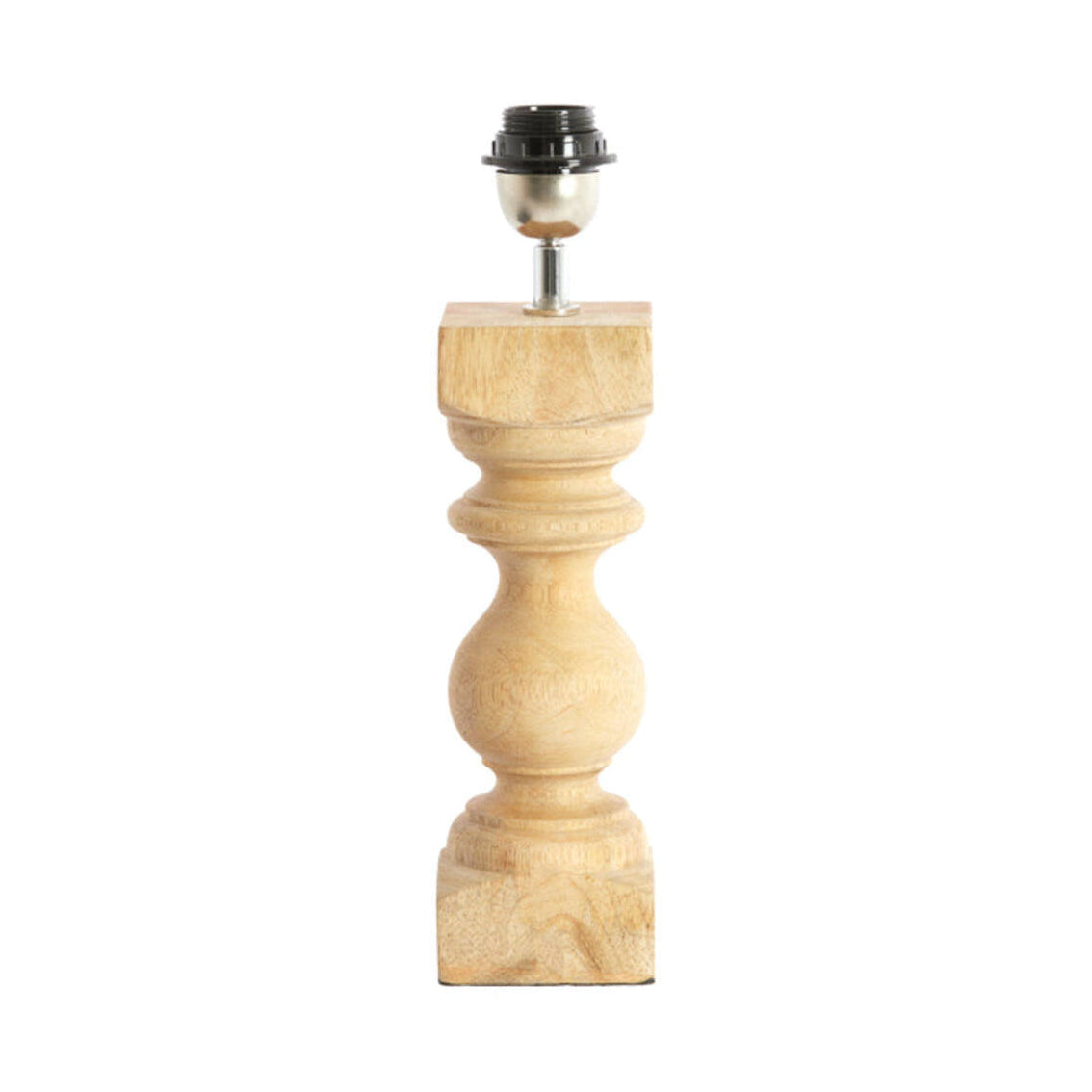 Cumani Natural Wood Table Lamp Base 36cm