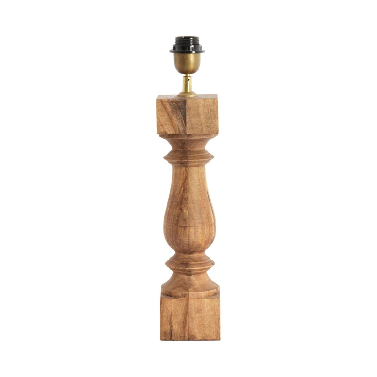 Cumani Weathered Barn Wood Table Lamp Base