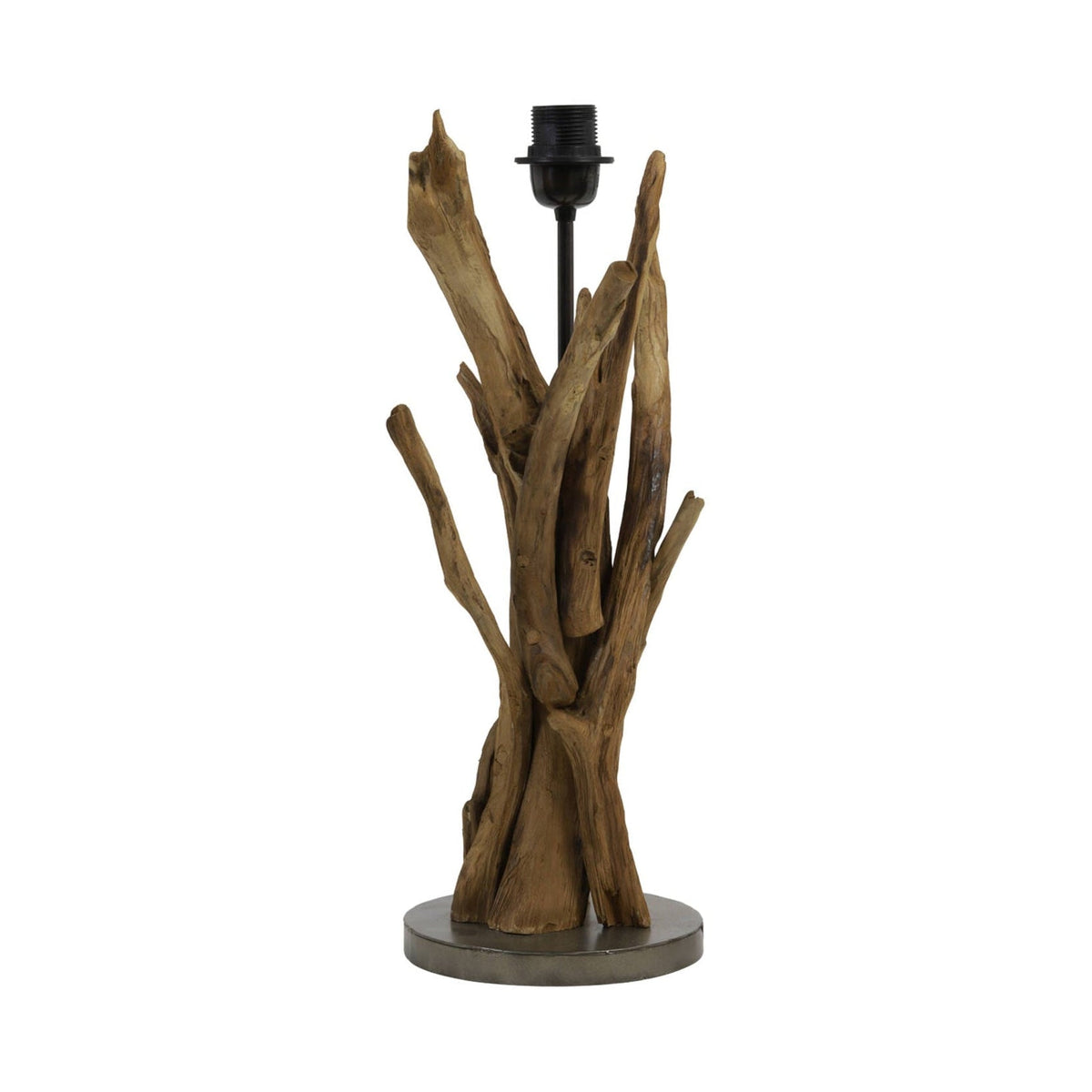 Bluma Natural Brown Wood Table Lamp Base