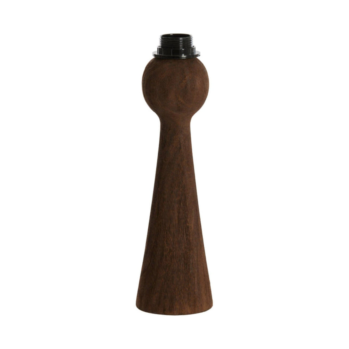 Festina Matt Dark Brown Wood Table Lamp Base