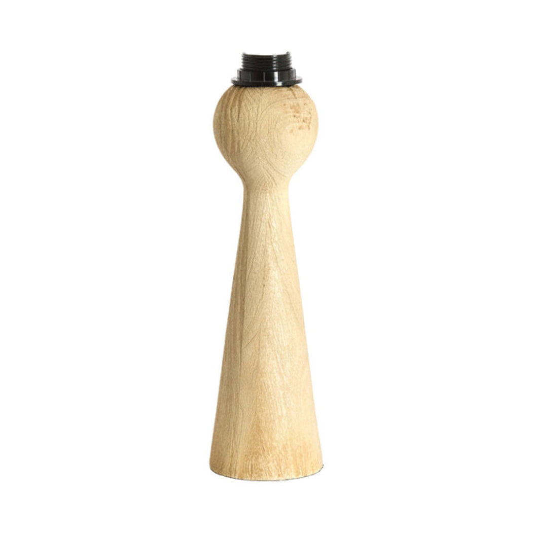Festina Matt Natural Wood Table Lamp Base 33cm
