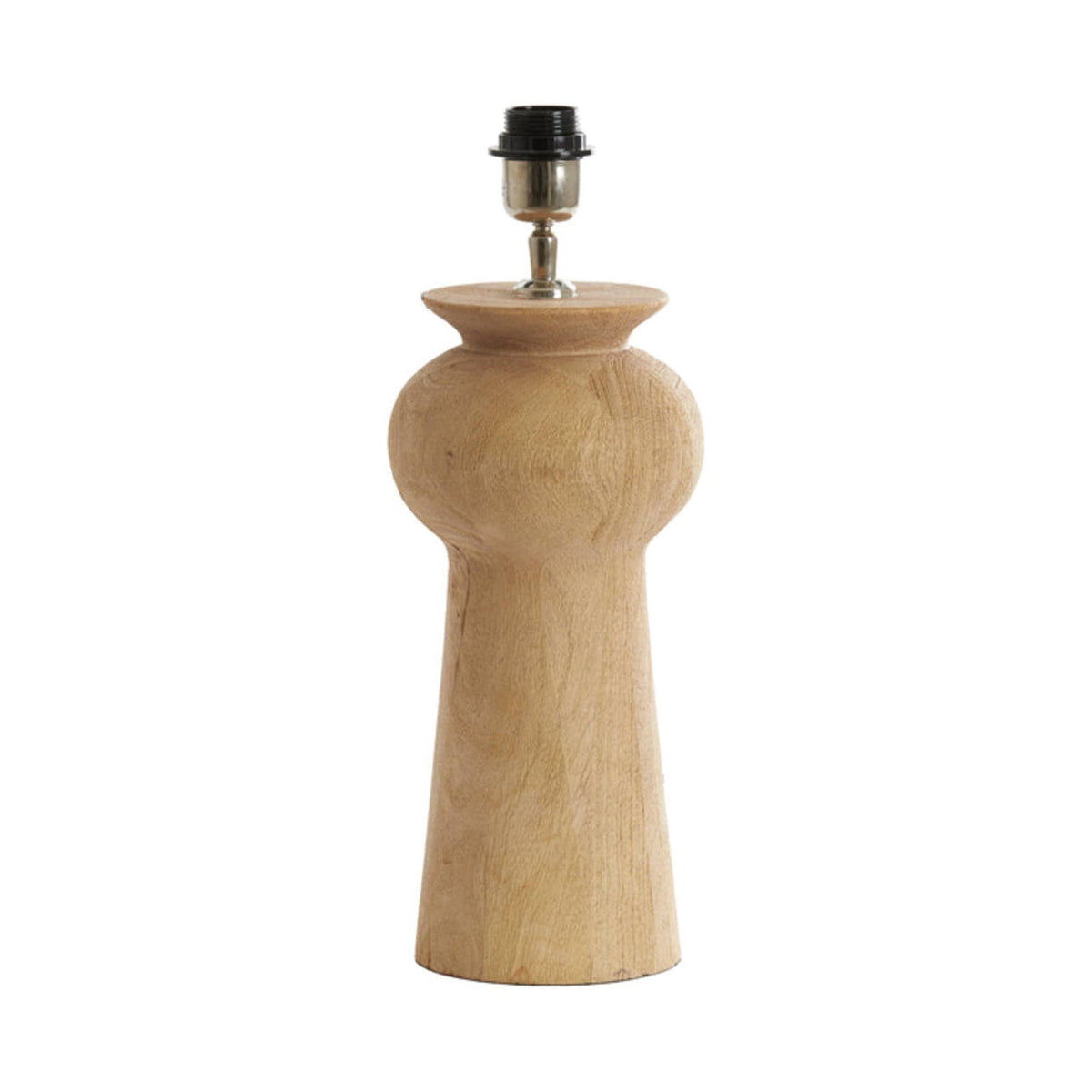 Baglio Matt Natural Wood Table Lamp Base 35cm
