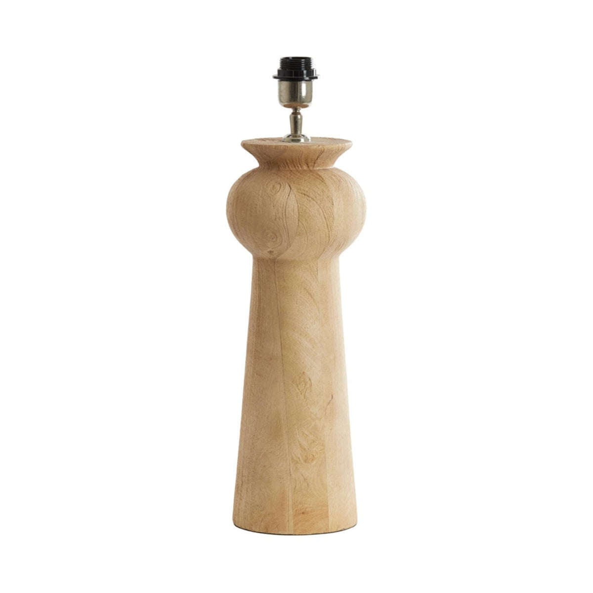 Baglio Matt Natural Wood Table Lamp Base 45cm