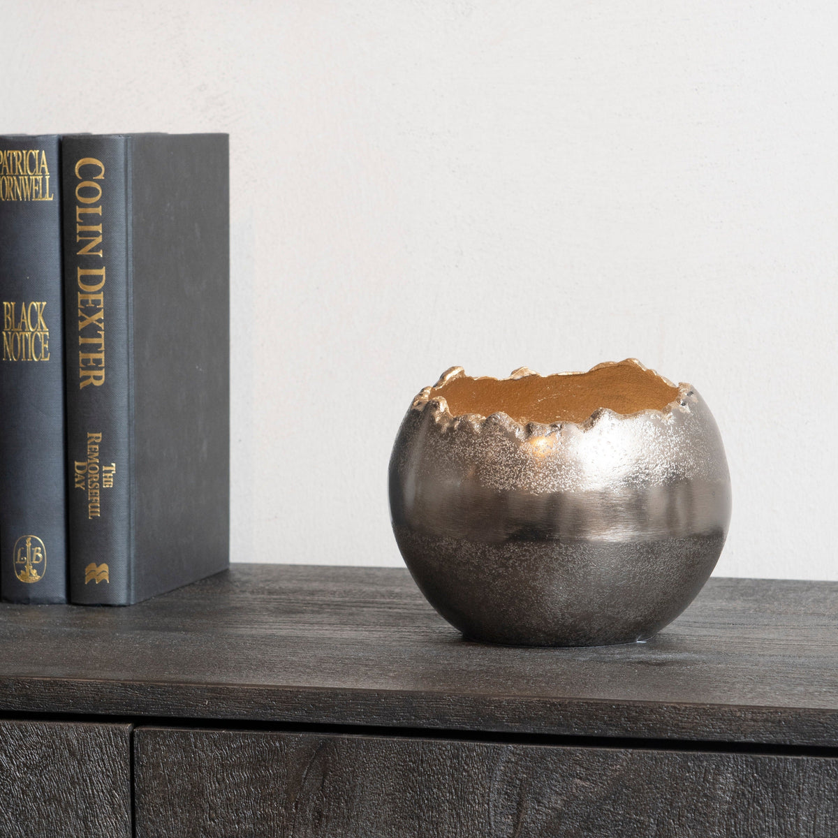 Merapi Lava Ball Vase Small