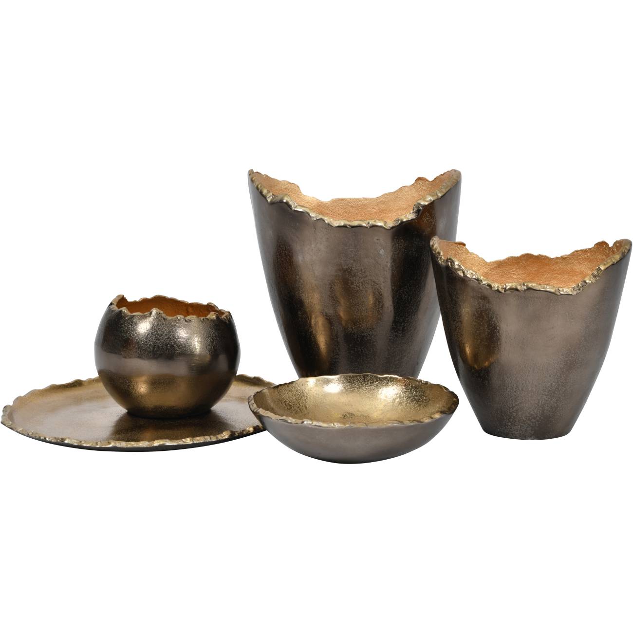 Merapi Lava Gold Bowl range setting