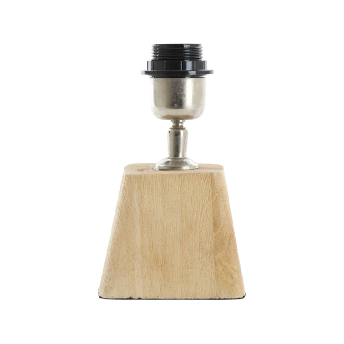 Kardan Matt Natural Wood Table Lamp Base 15cm