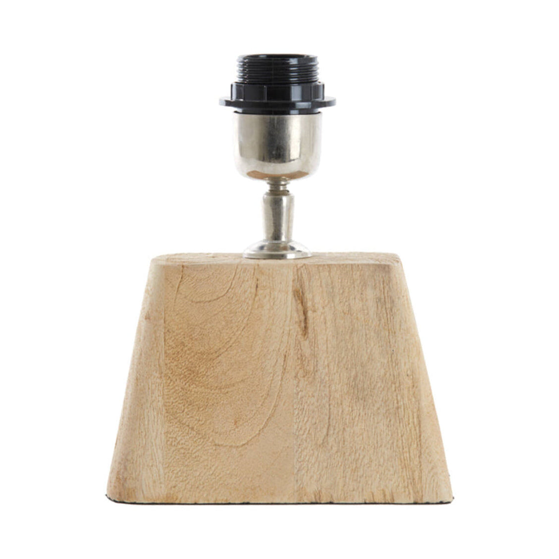 Kardan Matt Natural Wood Large Table Lamp Base 19cm