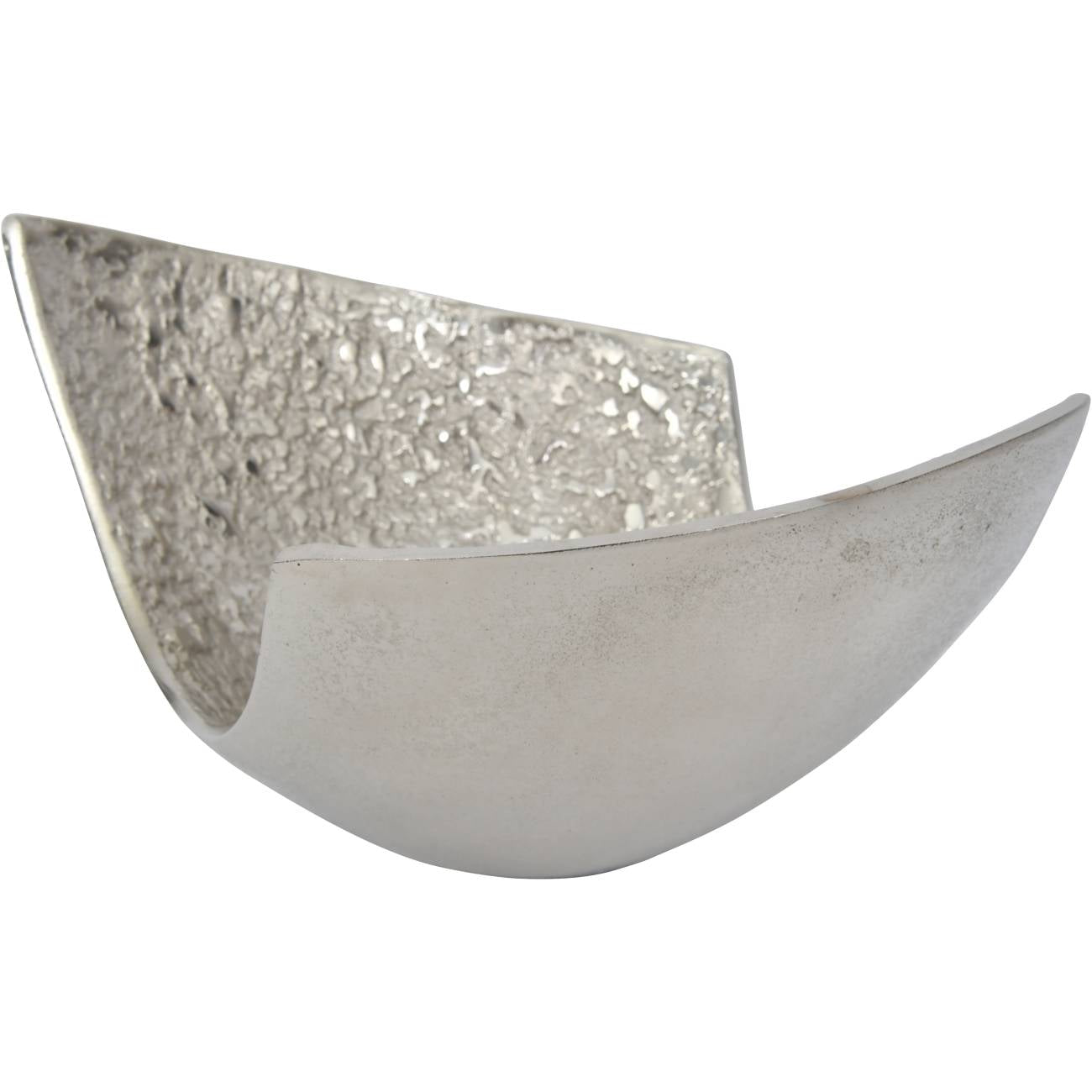 Textured Silver Peel Bowl Small product detail
