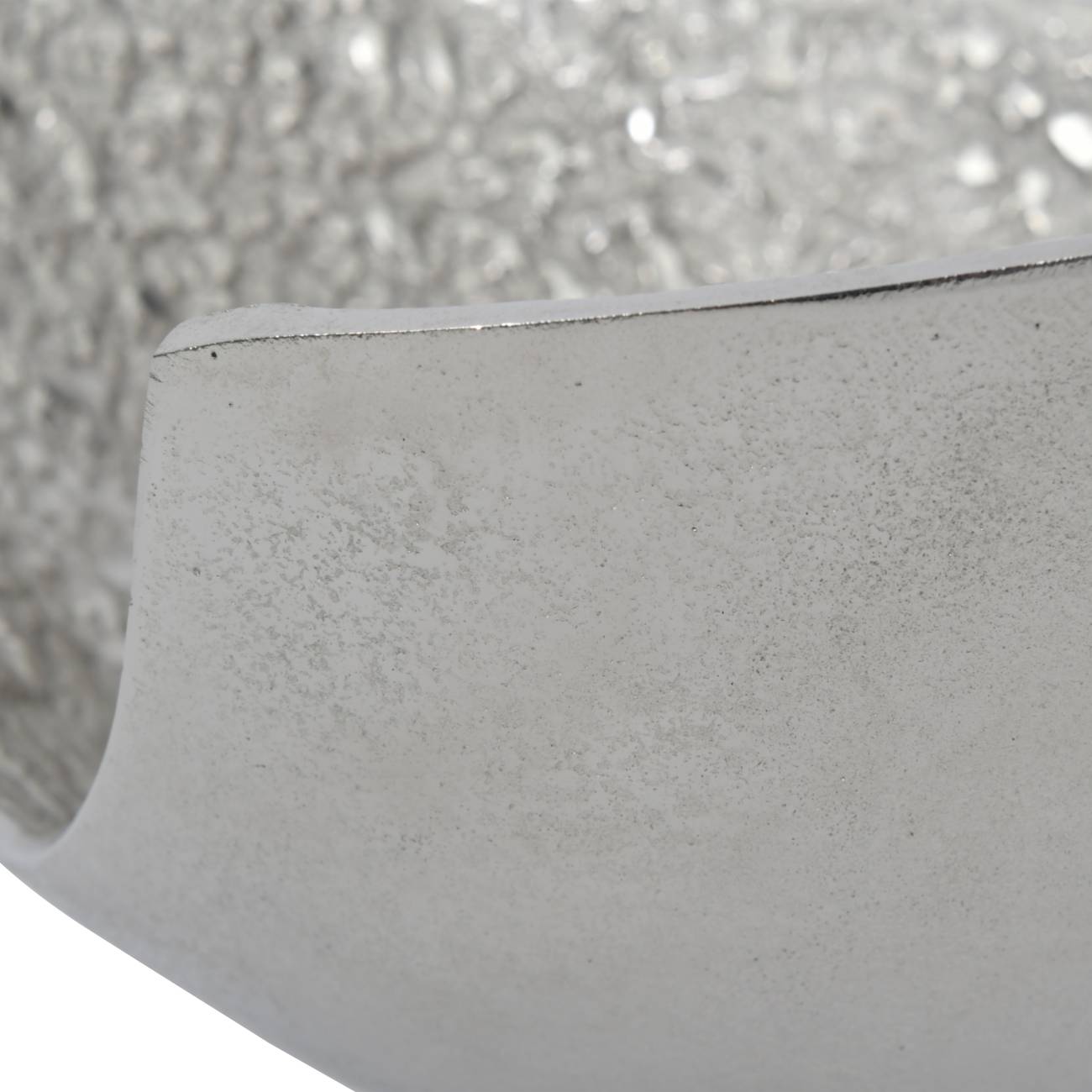 Textured Silver Peel Bowl Small product detail