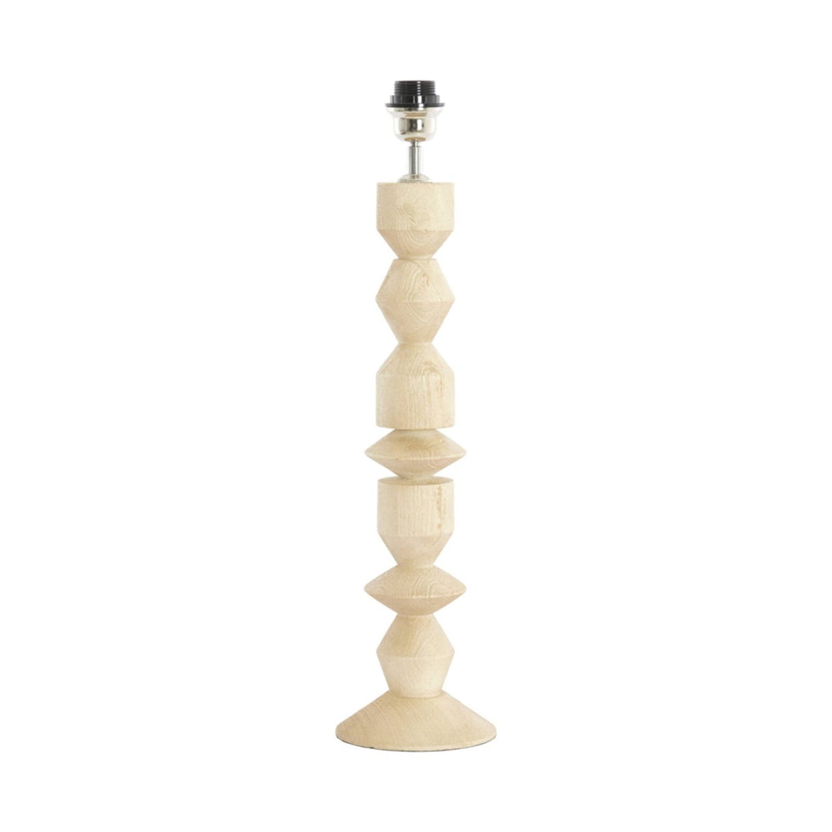 Edie Matt Natural Wood Table Lamp Base