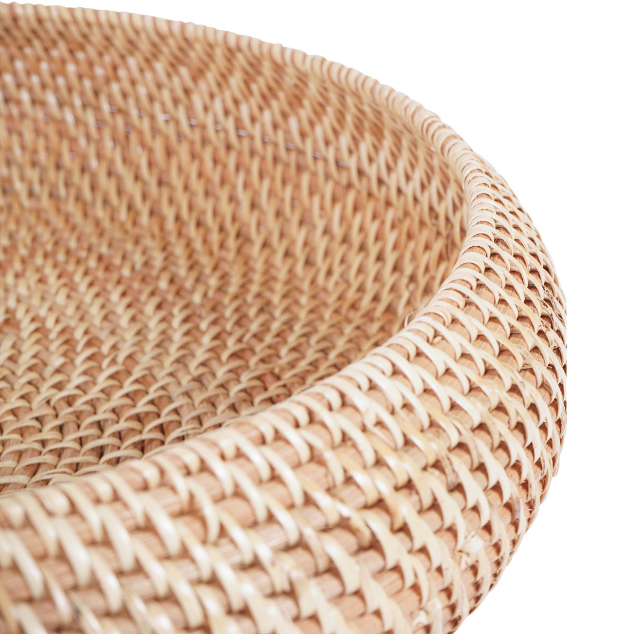 Set of 2 Halong Circular Rattan Baskets