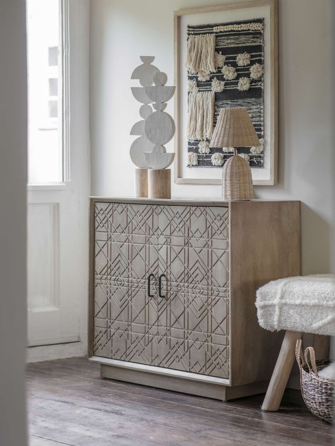 Natural Rattan Mini Table Lamp