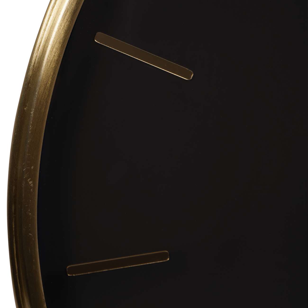 Gold & Black Wall Clock